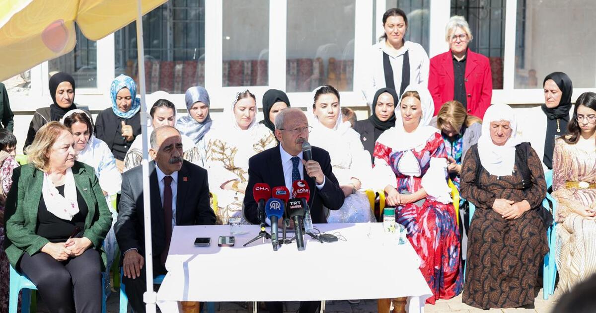 CHP Genel Başkanı Kemal Kılıçdaroğlu, Şırnak’ta Düzenlenen “Gökyüzü Sofrası” Programında Vatandaşlarla Bir Araya Geldi