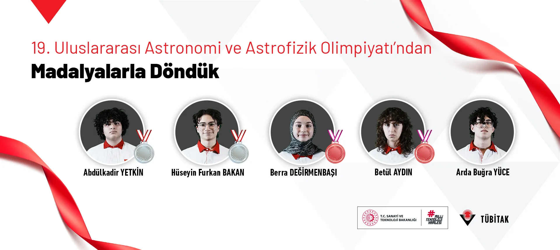 Milli Takımımız 19. Uluslararası Astronomi ve Astrofizik Olimpiyatı’nda Ülkemizi Başarıyla Temsil Ederek Madalyalar Kazandı