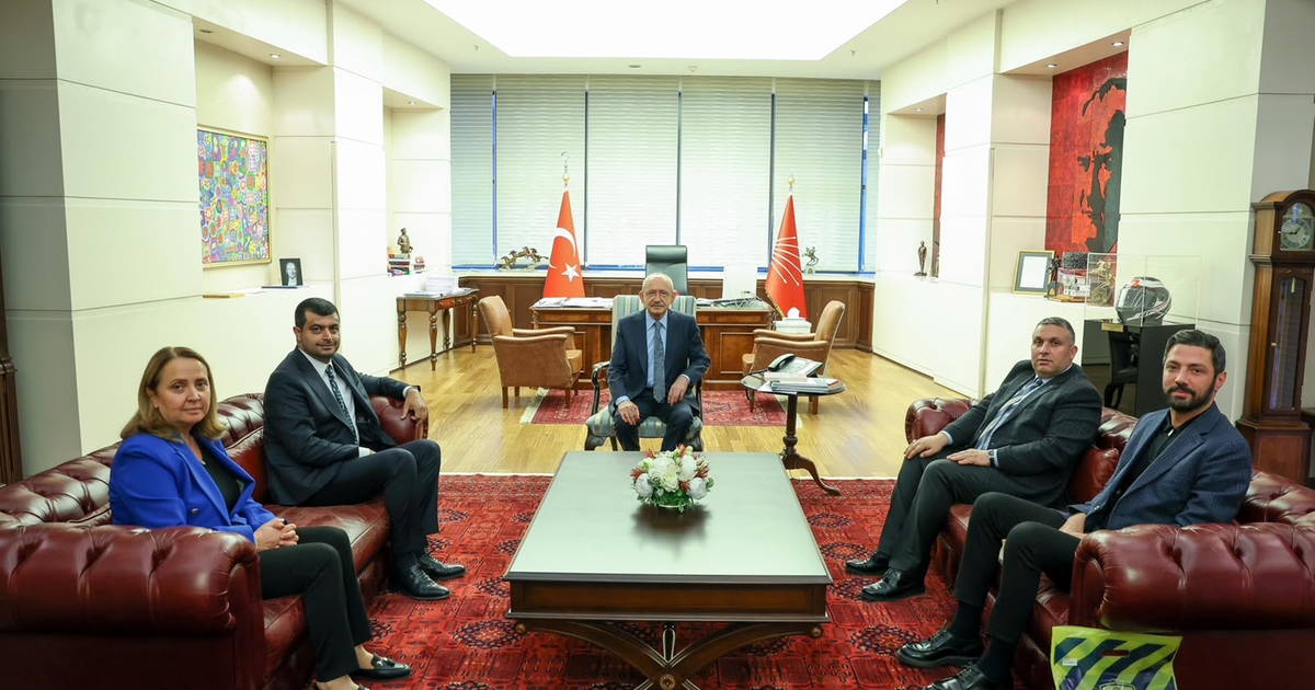 CHP Genel Başkanı Kemal Kılıçdaroğlu, MKE Ankaragücü Başkanı İlhami Alparslan’ı Kabul Etti